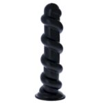 Анальная пробка рифленая Plug Anale Pico De Fogo Monolite Nero "Toyz4lovers"