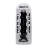 Анальная пробка рифленая Plug Anale Pico De Fogo Monolite Nero "Toyz4lovers" — изображение 4