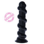 Анальная пробка рифленая Plug Anale Pico De Fogo Monolite Nero "Toyz4lovers"