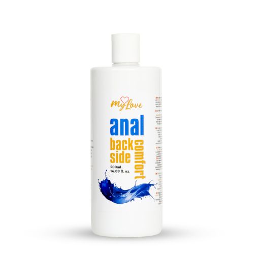 Aнальный лубрикант на водной основе Anal back side comfort "MyLove" 500 мл Lubrifiant anal pe bază de apă Anal back side comfort "MyLove" 500 ml - imagine 1