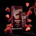 Luciu de buze electric cu aromă de căpșuni Electric Oral Tingling Lip Gloss "Orgie" 10 ml - imagine 4