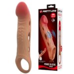 Удлиняющая насадка на вибрации Penis Sleeve Brad "Pretty Love"