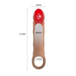 Piesa de prelungire pentru vibrator Penis Sleeve Brad "Pretty Love" - imagine 3