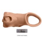 Piesa de prelungire pentru vibrator Penis Sleeve Brad "Pretty Love" - imagine 4