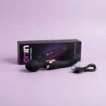 Vibromasajer multifuncțional Vibrating Wand Black "ONIN" - imagine 3