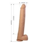 Фаллоимитатор реалистичный  15.8" Realistic Dildo Pat "Pretty Love" — изображение 4