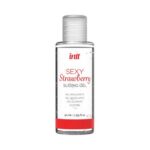 Лубрикант на водной основе c клубничным вкусом и ароматом Sliding Gel Strawberry "Intt"50 мл