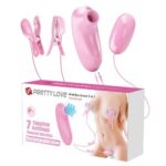 Подарочный эротический набор 3 в 1 Imonie 3 in 1 Nipple Clamp & Bullet Vibrator Set "Pretty Love"