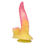 Dildo din silicon cu suprafață ondulată 22,5 cm Power Monsters Flamebeast "Baile" - imagine 7
