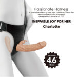 Страпон женский двойной Charlotte Ultra Passionate Harness Double Heads Vibration "Baile" — изображение 3