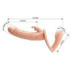 Страпон женский двойной Charlotte Ultra Passionate Harness Double Heads Vibration "Baile" — изображение 2