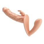 Страпон женский двойной Charlotte Ultra Passionate Harness Double Heads Vibration "Baile" — изображение 4
