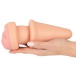 Анальная пробка-мастурбатор Nature Skin Butt Plug Extension 2-в-1 — изображение 3