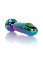 Анальная пробка металлическая Jewellery Multicolour Plug Penis S "Boss Series" — изображение 2