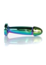 Анальная пробка металлическая Jewellery Multicolour Plug Penis S "Boss Series" — изображение 3