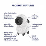 Stimulator clitoridian fără contact cu unde de vid Dreamy Sheep "Satisfyer" - imagine 5