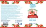 Оральная смазка на водной основе с медово-персиковым вкусом и ароматом Honey Peach Slide & Play "Power Escorts" 200 мл — изображение 2