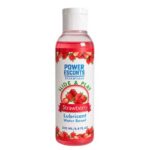 Оральная смазка на водной основе со вкусом и ароматом клубники Strawberry Slide & Play "Power Escorts" 200 мл